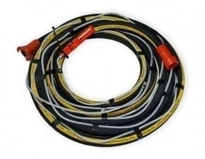 Sandblasting hoses fully assembled
