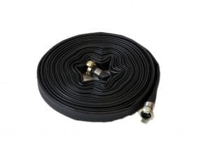 20 m Kompressorschlauch 1", flach kpl. montiert