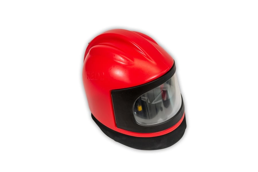 Casco per Sabbiatrice RED 2 con giacca in nylon