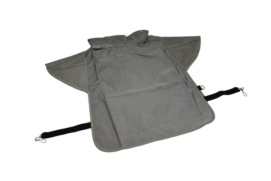 Peto de nylon sin mangas para casco chorreador RED 2