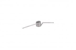 Spring for safety flap back pressure lever