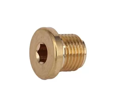 Blind plug / screw plug G 1/4 "brass