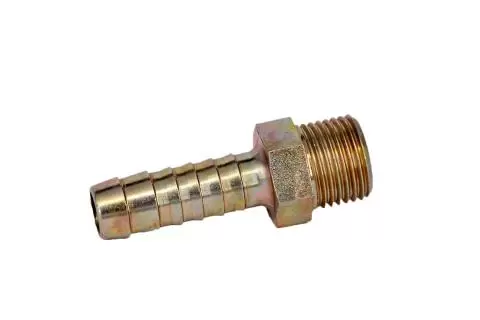 Boquilla roscada acero AG 1/2" para manguera 13 mm