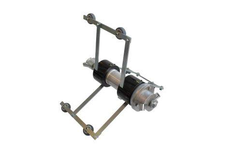 Buisstraalinstallatie boorcarbide 250-900 mm met wagen