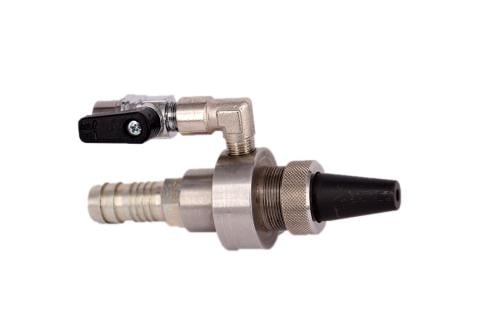 SAPI Mini-Vario vortex sandblasting nozzle with water supply