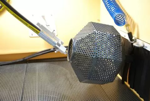 Drehkorb automatisch Strahlkabine