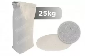 25 kg di abrasivo per sabbiatura al corindone