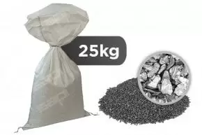 25 kg Hartguss kantig Strahlmittel