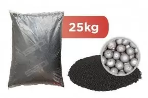 25 kg rond gegoten staal (staalkorrels) Straalmateriaal