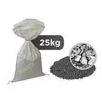 25 kg Hartguss kantig Strahlmittel