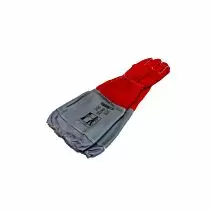 Guantes de cuero con puño largo