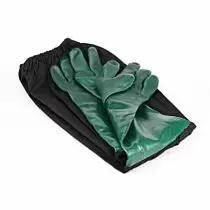 Guantes de goma con puños anchos, acolchados (guantes de radiador)