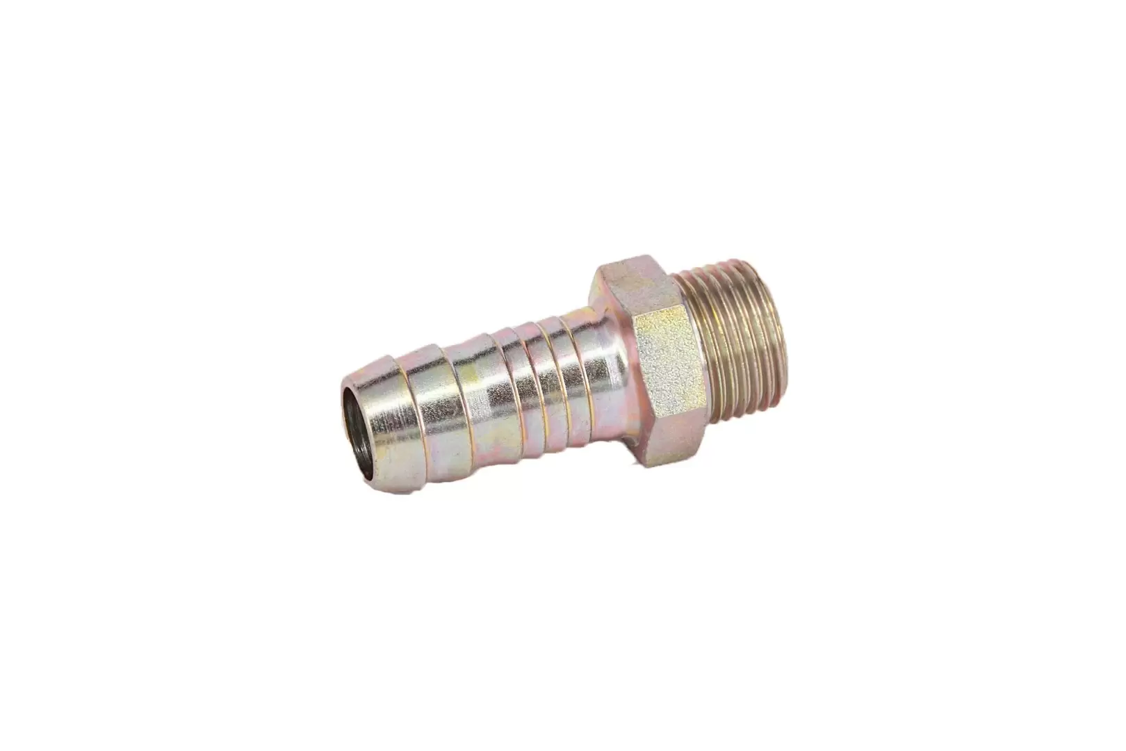 Boquilla roscada acero AG 3/8" para manguera 13 mm