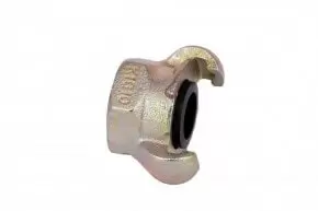 Claw coupling with internal thread