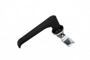 Door handle for sandblasting cabins