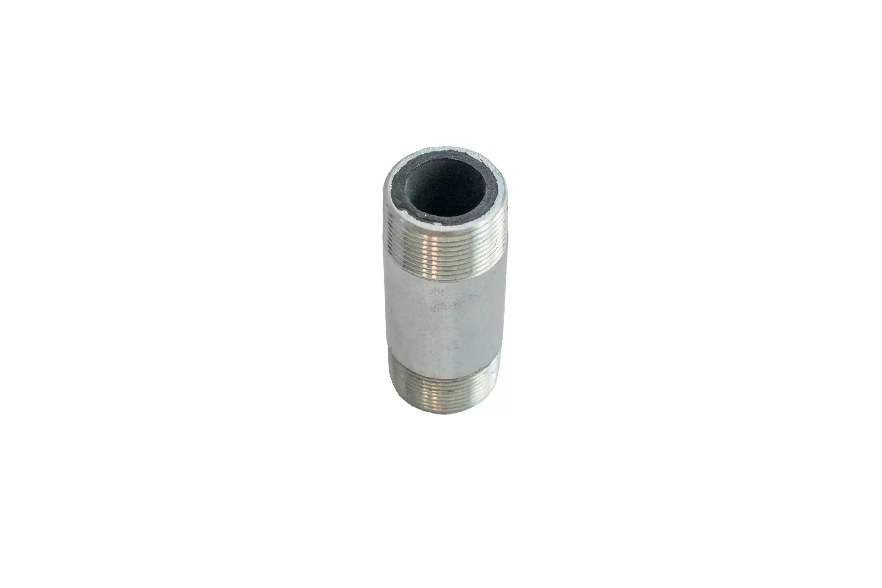 Pijpnippel 1 1/4" met rubber bekleed