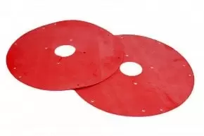 Rosette in gomma - gommini per fori a mano per armadi di sabbiatura