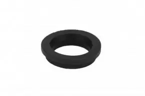 Rubber seal for iron cast hose coupling
