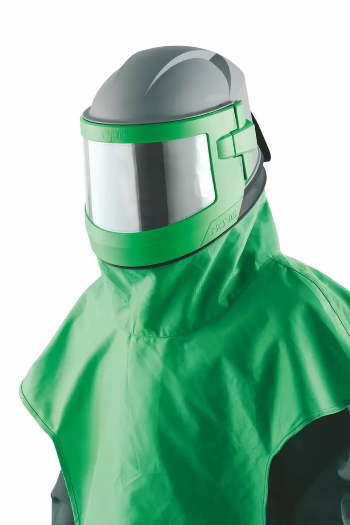 Strahlhelm Nova 3 mit Nylonjacke