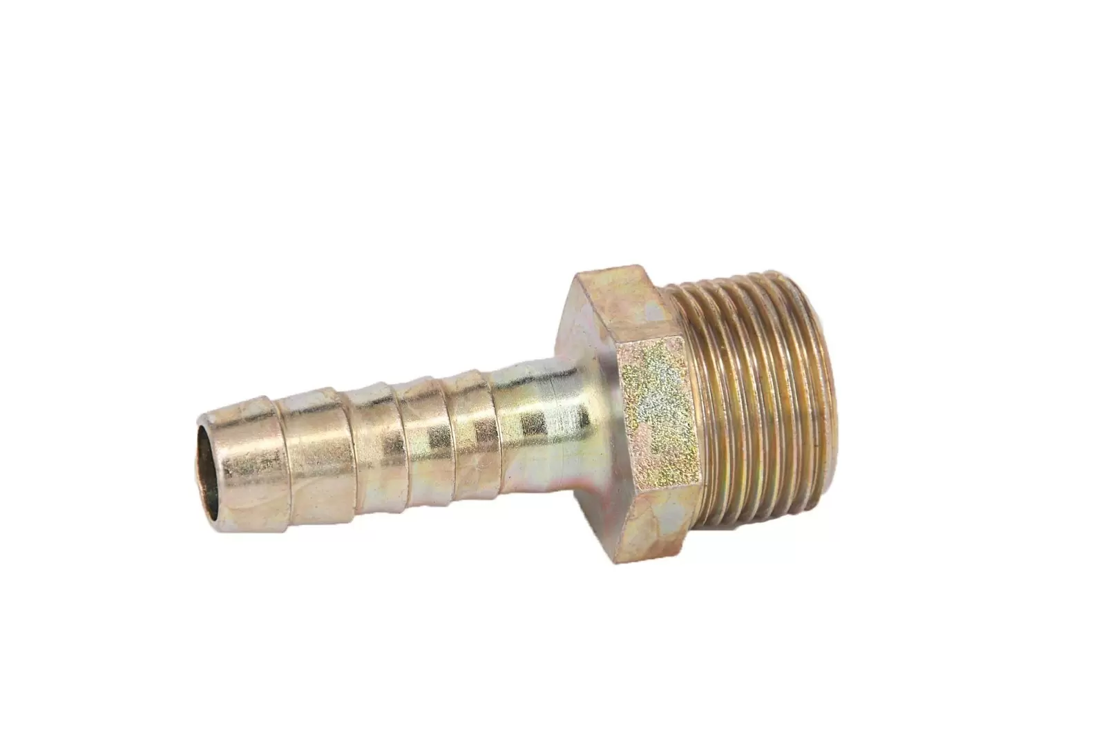 Ugello filettato in acciaio AG 3/4" per tubo flessibile 13 mm