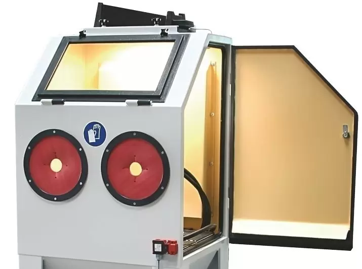 Injektor-Strahlkabine Widder Gummiauskleidung