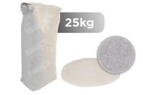 25 kg di abrasivo per sabbiatura al corindone