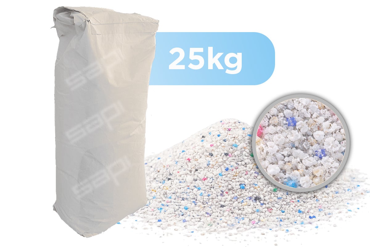 25 kg Plastikové tryskací médium Typ II