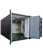 BASIC TWO- Sandstrahl Sandstrahl-Container 20 fuß - HIGH CUBE