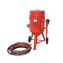 Druckstrahlgerät "Mammut 100 l" | Ein-/Auslassventil | druckgeregelt