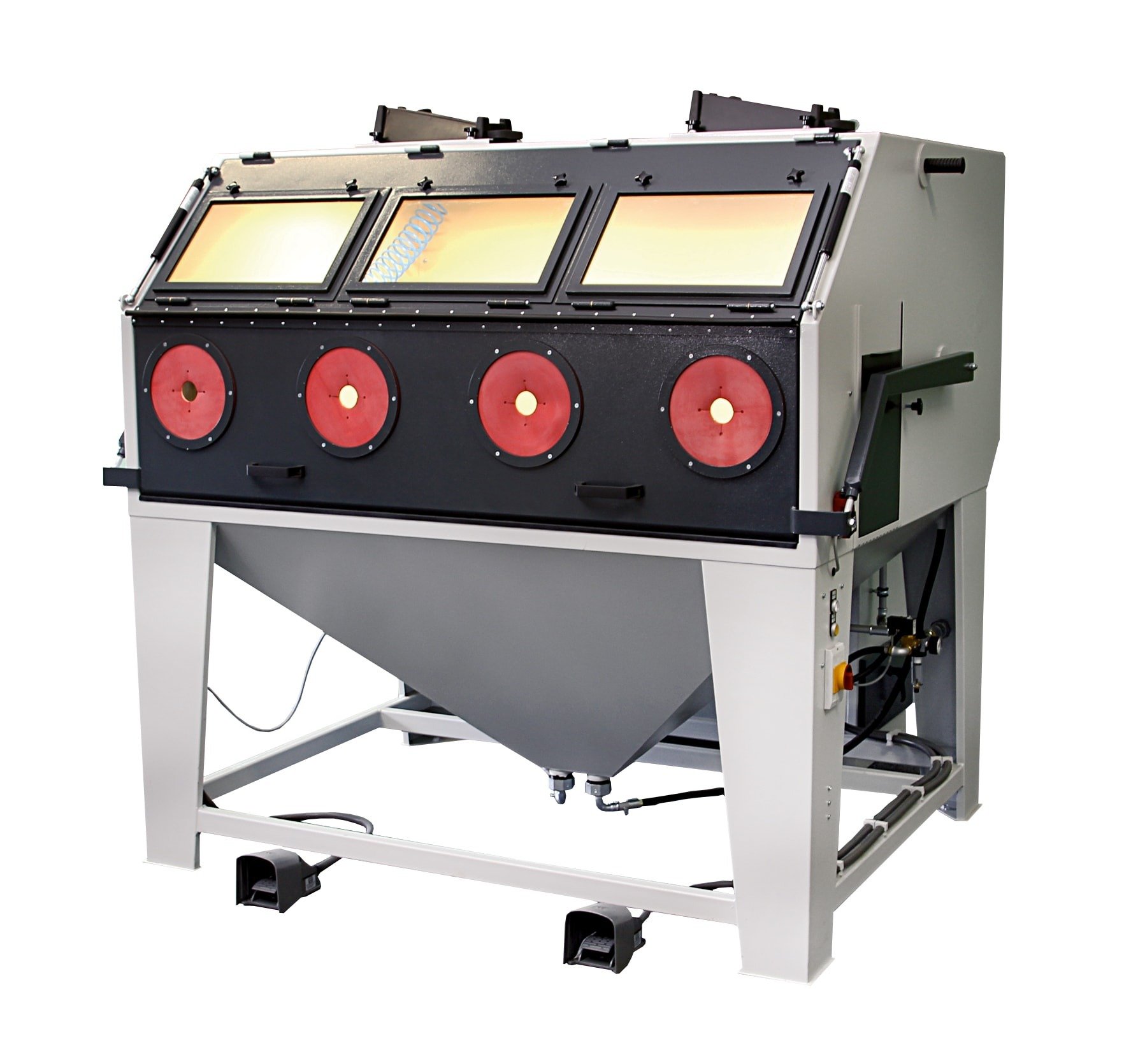 Büffel 180 | Wysokowydajna oczyszczarka strumieniowa z wtryskiwaczem