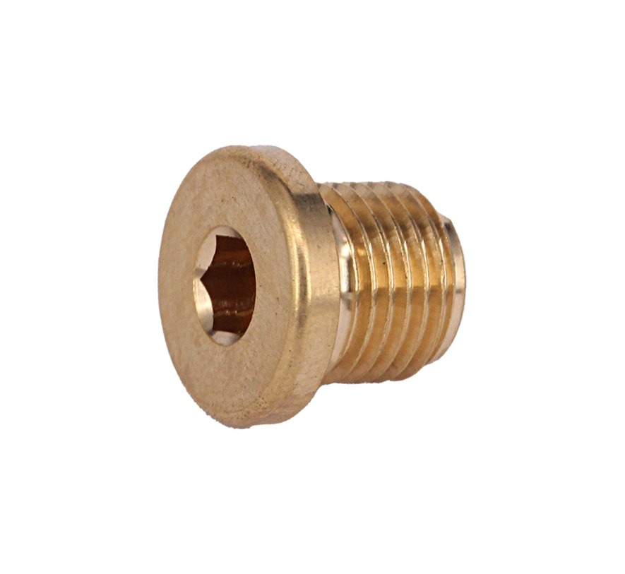 Blind plug / screw plug G 1/4 "brass