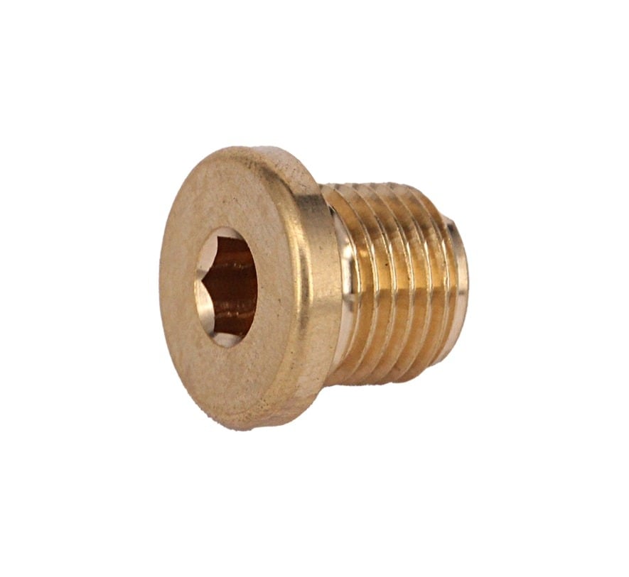 Blindstopfen / Verschlussschraube G 1/4" Messing