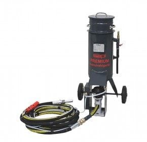Premium sandblasting device 25 liters | with integrated QUICK-STOP system