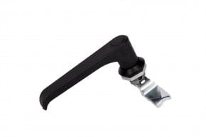 Door handle for sandblasting cabins