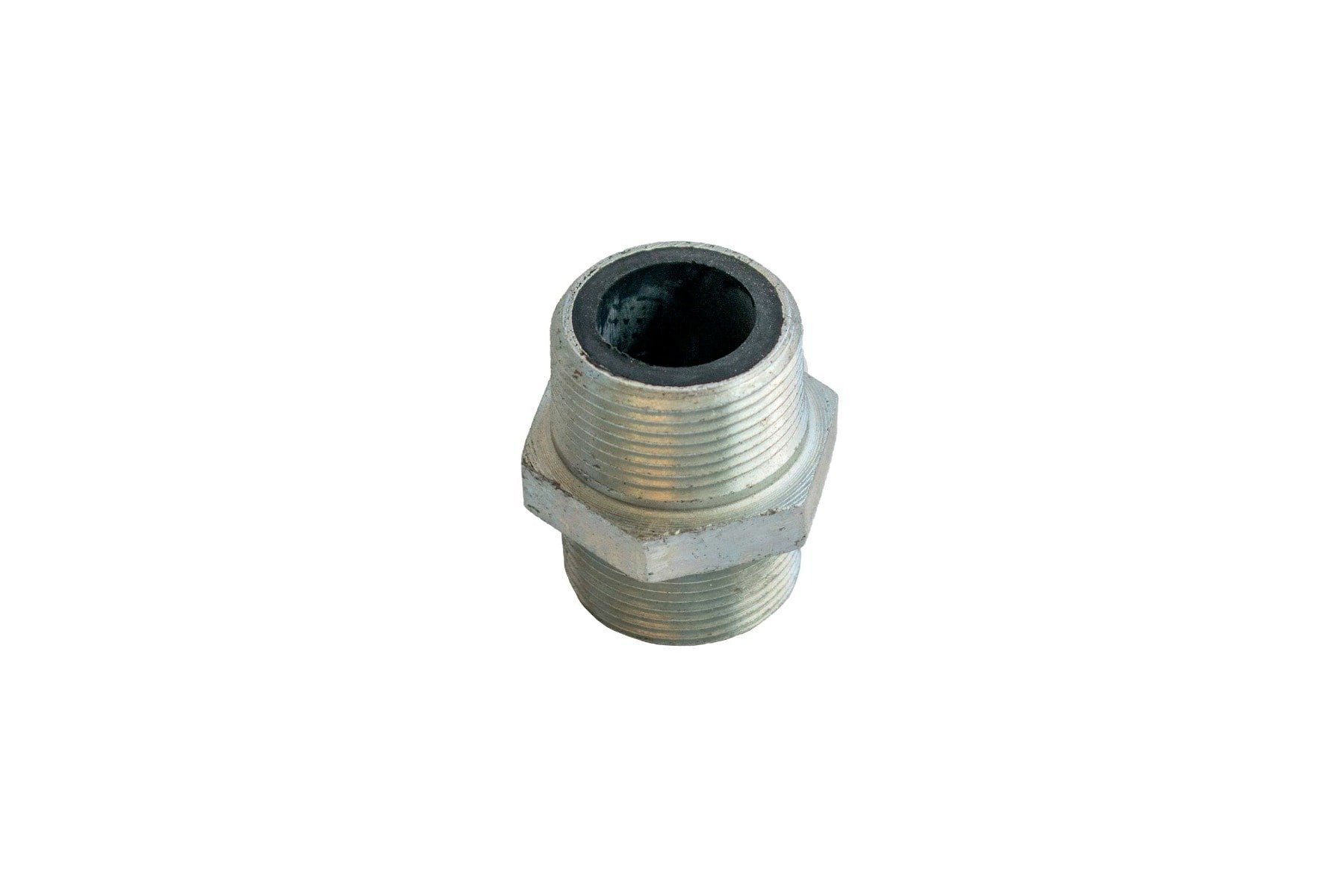 Doppelnippel 1 1/4" gummiert