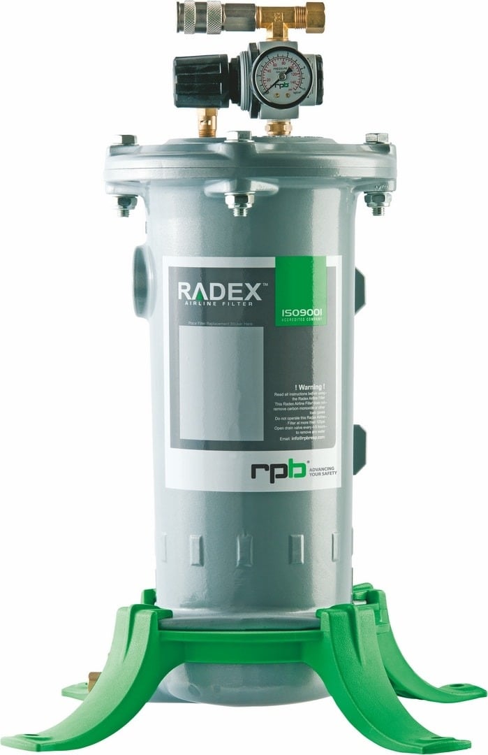 Filter RADEX for breathing air with activated carbon filter