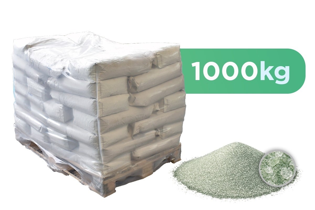 GREENBLAST Strahlmittel 1000 kg Palette – 1:1 Schlacke-Ersatz