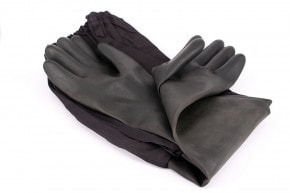 Guantes de goma con puños anchos (guantes de radiador)