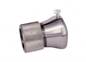 Mixing chamber for sandblasting head