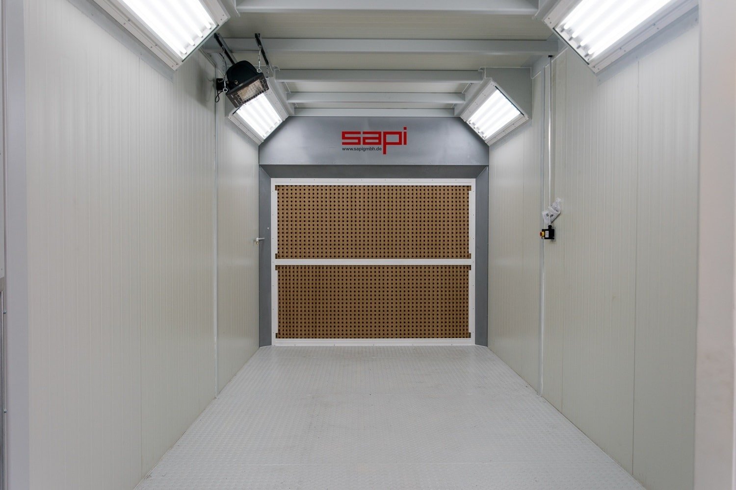 Mobiler Lackiercontainer