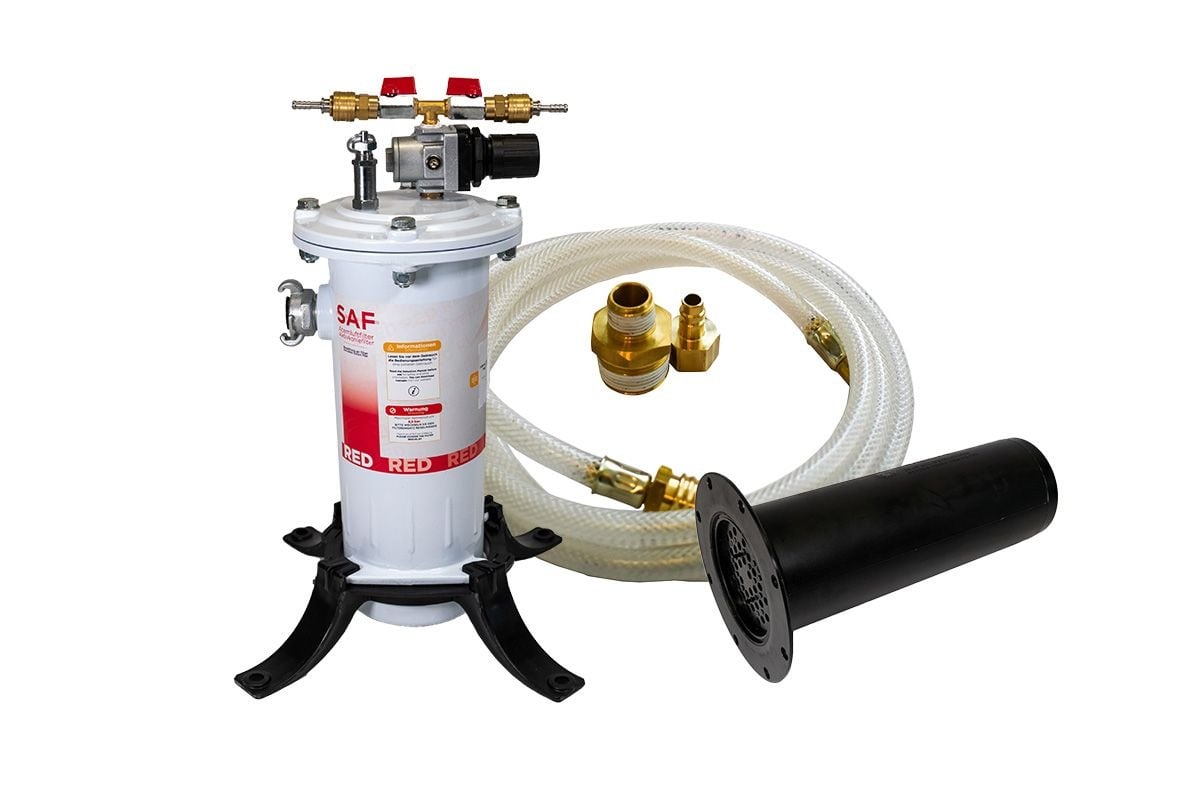 Premium Atemluft-Aktivkohlefilter Set | RED | SAF