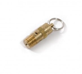 Pressure relief valve for activated carbon filter RADEX