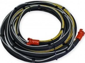 Prolunga del tubo di sabbiatura 25x7 mm cpl. montata per chiusura di sicurezza 10 m