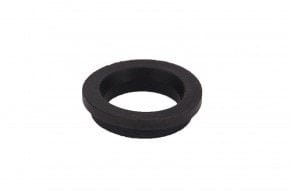 Rubber seal for iron cast hose coupling