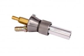 Sandblasting head cpl. with boron carbide nozzle and air nozzle