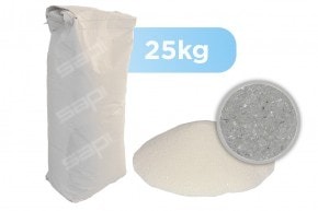 Skleněné brusné kuličky 25 kg