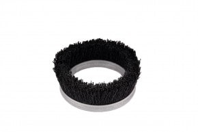 Spazzole di raccolta polvere piatte Dino large per tubo di sabbiatura 25x7 mm