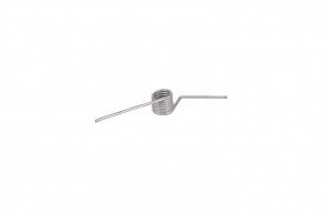 Spring for safety flap back pressure lever