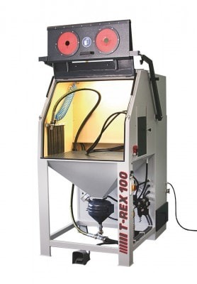 T-Rex 100 | High-performance pressure & injector sandblasting cabin | Double power