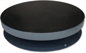 Tavola girevole ø 500 mm per cabine di sabbiatura, carico massimo 40 kg